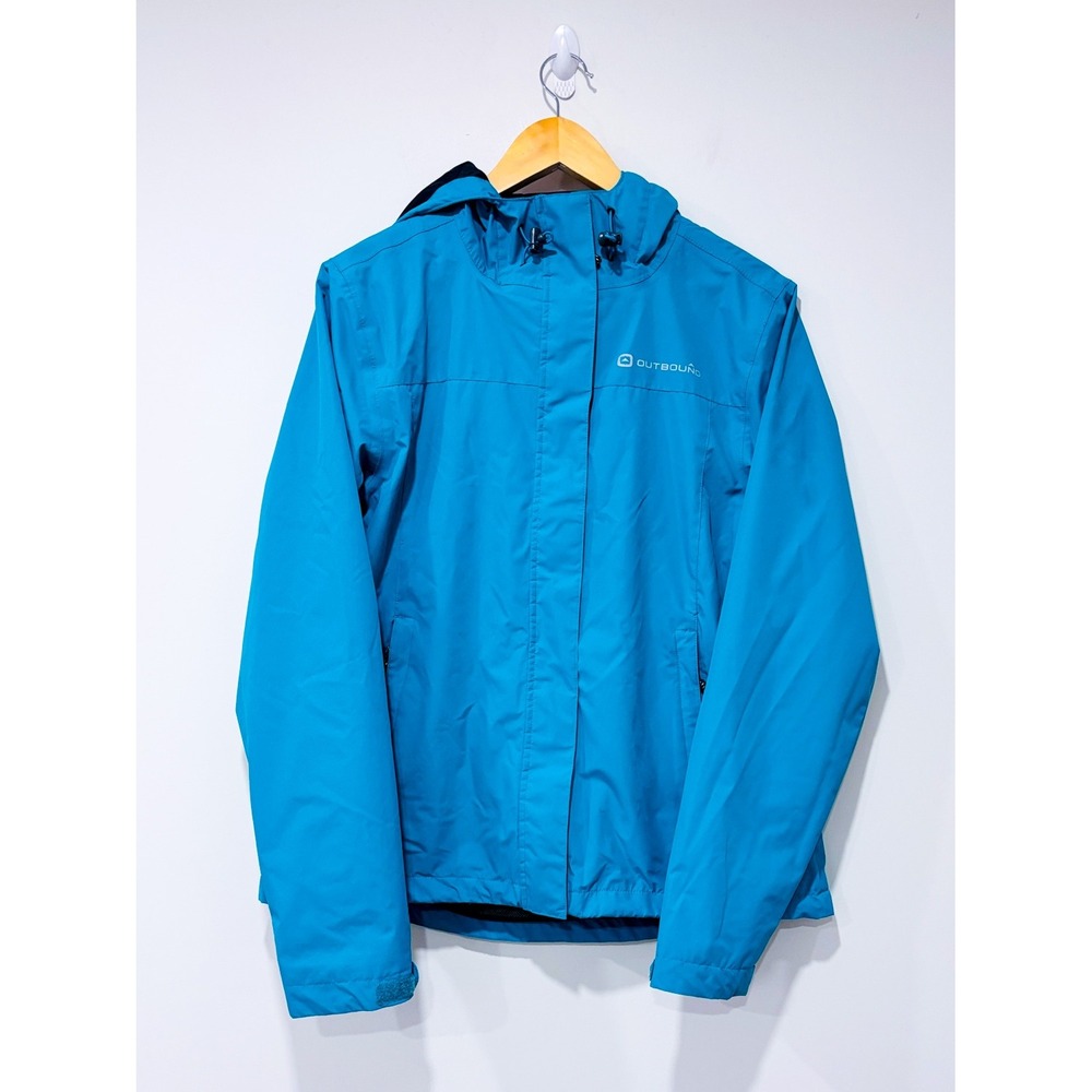 OUTBOUND Turquoise rain jacket | Waterproof outdoor | Large